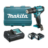 Makita Tools - 12V Max Hammer Driver Drill Kit - Includes 2 x 1.5Ah Batteries Charger & Case | HP333DWYE